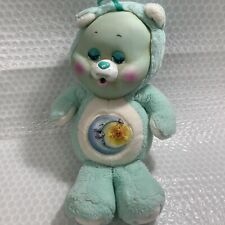 Adorable Vintage Care Bears Plush, Flocked Face Bedtime Bear Plush by Kenner picture