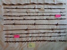 Antique Barbed Wire, 10 DIFFERENT PIECES, Excellent starter bundle #Bdl 76 picture
