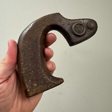 Vintage H. Disston & Sons Keyhole / Jab Hand Saw Wood Handle w/ Medallion  picture