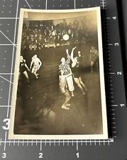 1940s Basketball Game Men Man Sports Athlete Antique Snapshot PHOTO picture