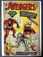 Avengers #2 (1963) Silver Age Marvel Comic Book 2nd app KEY Stan Lee Jack Kirby picture