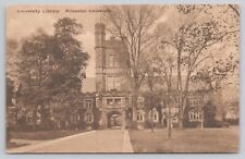 Postcard Princeton University Library Princeton New Jersey Campus Albertype picture