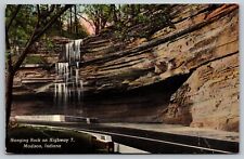 Madison IN Indiana, Hanging Rock On Highway 7 Vintage Postcard picture