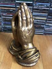 Vintage Large Gold Praying Hands picture
