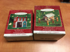 Lot of 2 Hallmark Keepsake Town and Country Ornaments Fire Station No. 1 picture