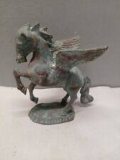 Pegasus & Unicorn Statues Sculptures - Beautiful Patina Bronze, Copper? Ad Lib picture