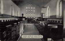 Smithfield Virginia VA St Luke's Church Interior Vintage Postcard picture