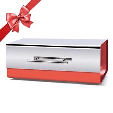 Stainless Steel Bread Box with Keep Fresh Function Large and Multipurpose Stora picture