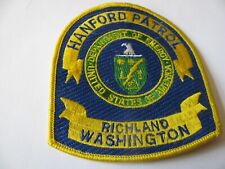 WASHINGTON  WA  -  Richland  Hanford Patrol  Energy Dept  Patch Sew On 3.5