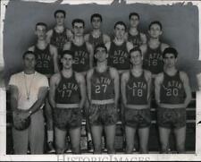 1957 Press Photo Cathedral Latin Varsity Basketball Team - cvb44342 picture