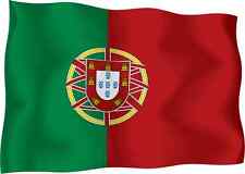 Portugal Flag Car Bumper Sticker 5