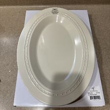 Brand New Nora Fleming Large Oval Pearl Dot Melamine Server Approx 17