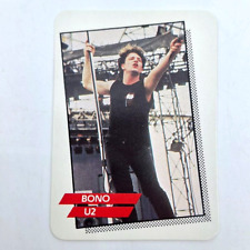 AGI Rock Star Concert Cards BONO, U2 1985 Series 1 #42 VTG RC Rookie picture
