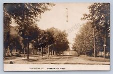 J87/ Greenwich Ohio RPPC Postcard c1910 Townsend St Homes Huron 1652 picture