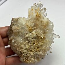193g 1pc  Inner Mongolia Singing Limeria Quartz Yellow Crystal Tip A132 picture