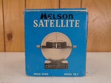 VINTAGE TRANSISTOR RADIO MELSON SATELLITE MCM 1950,S SPACE AGE TESTED picture