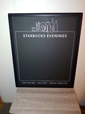 Chalkboard Magnetic Starbucks Evenings Authentic 28.5