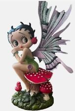 BETTY BOOP AS A FAIRY SITTING ON A MUSHROOM FIGURINE picture