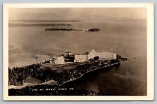 1937 Mt. Kineo Maine. Ariel View. Real Photo Postcard RPPC picture