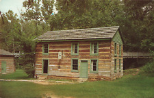 Mitchell IN, Spring Mill State Park, Pioneer Village, Tavern, Vintage Postcard picture