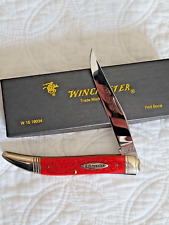 vintage winchester usa pocket knife 1998 RED BONE TOOTHPICK picture