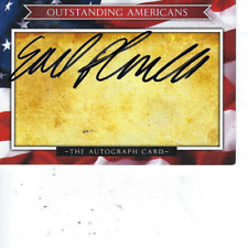 EARL PLUMLEE SIGNED OUTSTANDING AMERICANS AUTOGRAPH CARD - MEDAL OF HONOR picture