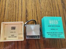 NOS Ross Model 1717 Vintage Micro Solid State Transistor Radio Rare New Old  picture