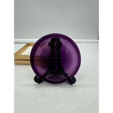 Vintage Pairpoint Cape Cod Purple Glass Suncather NOS 1994 picture