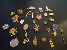 Vintage lot of 26 Lapel Hat Pins Pendants Brooches  picture