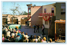 c1950s Hollywood Stuntment Action Arena Universal Studios California CA Postcard picture