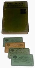 Girl Scouts HandBook ,Membership Cards 1929, 1931, 1932, ~ Baltimore, Maryland ￼ picture