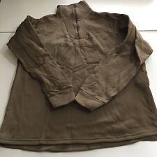 Undershirt Cold Weather Polypropylene Large USGI Army Military Brown Wind Gap picture