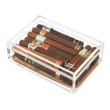 Seguro Acrylic Cigar Humidor with Aromatic Spanish Cedar Veneer picture