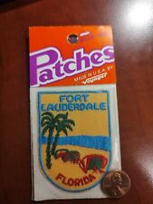Vintage Voyager Fort Lauderdale Florida Ft. Patch Emblem NEW Iron On or Sew picture