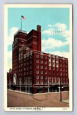 Pittsburg KS- Kansas, Hotel Besse, Advertisement, Antique Vintage c1938 Postcard picture