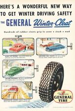 1949 General Tire Vintage Original Advertisement Print Art Car Ad K94 picture