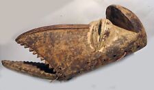AFRICAN MAGNIFICENT HINGED JAW BEAK MASK CEREMONIAL WOOD DAN CULTURE ARTIFACT  picture