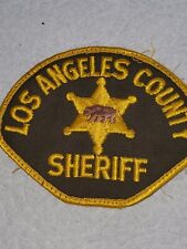 1960s 70s Obselete Los Angeles California Sherrif Twill Patch L@@K picture