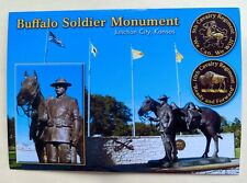 Postcard KS. Buffalo Soldier Monument. Junction City. Kansas  picture