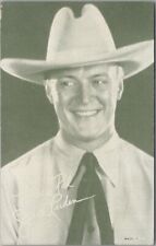 JACK LUDEN Cowboy Western Actor Mutoscope / Arcade Card c1930s *Back Damage picture