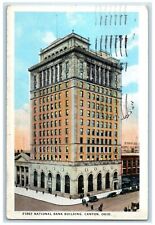 1925 First National Bank Building Exterior Canton Ohio Vintage Antique Postcard picture