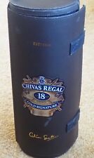 CHIVAS REGAL SCOTCH WHISKY 18 YEARS OLD ADVERTISIGN BROWN LEATHER CASE EMPTY picture
