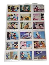 Mickey Mouse Disney Animated Movie Scene Trading Card Set Series A Set 1 picture