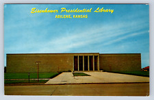 Eisenhower Presidential Library Abilene Kansas Vintage Postcard picture