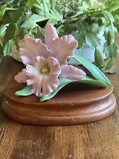 Vintage Lenox Fine Porcelin Cattleya Orchid 1988 picture