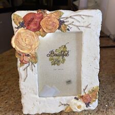 Figi Photo Picture Frame “bountiful”. NEW NEVER IN USE floral Hand Painted picture