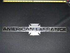 1970’s American LaFrance Chrome Fire Truck Emblem Badge Engine Department 23.25