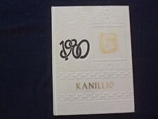 1980 KANILLIO KANSAS HIGH SCHOOL YEARBOOK - KANSAS, ILLINOIS - YB 3355 picture
