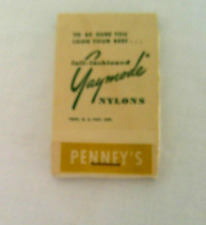Vintage 1960s Penney's Advertising Give Away Lipstick Tissues Book picture