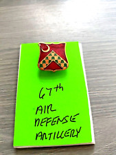 U.S. Army Vintage 67th Air Defense Artillery Pin picture
